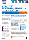 Talking to your child about drugs facts sheet (Indonesian)