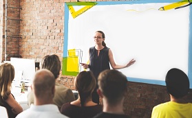 Facilitator delivering workshop