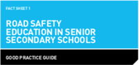 title of fact sheet on blue background